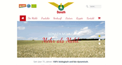 Desktop Screenshot of donath-muehle.de